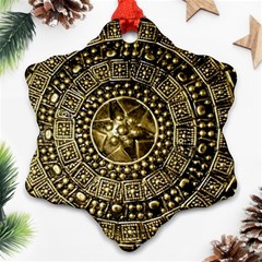 Gold Roman Shield Costume Ornament (snowflake) by BangZart