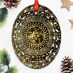 Gold Roman Shield Costume Ornament (oval Filigree) by BangZart