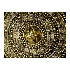 Gold Roman Shield Costume Double Sided Flano Blanket (mini)  by BangZart