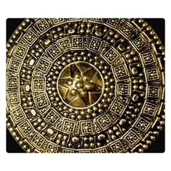 Gold Roman Shield Costume Double Sided Flano Blanket (small)  by BangZart