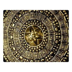 Gold Roman Shield Costume Double Sided Flano Blanket (large)  by BangZart