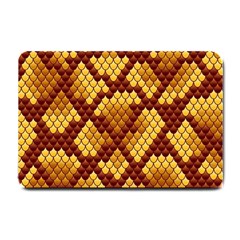 Snake Skin Pattern Vector Small Doormat 