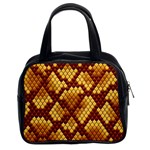 Snake Skin Pattern Vector Classic Handbags (2 Sides) Front