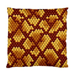 Snake Skin Pattern Vector Standard Cushion Case (two Sides) by BangZart