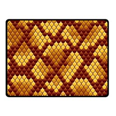 Snake Skin Pattern Vector Fleece Blanket (small)