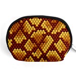 Snake Skin Pattern Vector Accessory Pouches (Medium)  Front