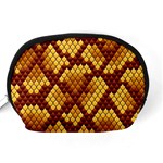 Snake Skin Pattern Vector Accessory Pouches (Medium)  Back