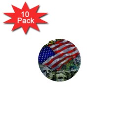 Usa United States Of America Images Independence Day 1  Mini Buttons (10 Pack) 