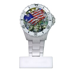 Usa United States Of America Images Independence Day Plastic Nurses Watch by BangZart