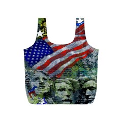 Usa United States Of America Images Independence Day Full Print Recycle Bags (s) 