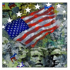 Usa United States Of America Images Independence Day Large Satin Scarf (square) by BangZart