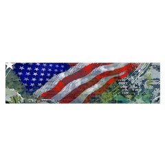 Usa United States Of America Images Independence Day Satin Scarf (oblong) by BangZart