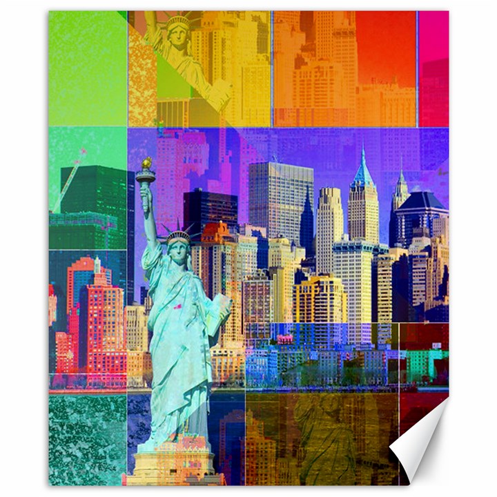 New York City The Statue Of Liberty Canvas 8  x 10 