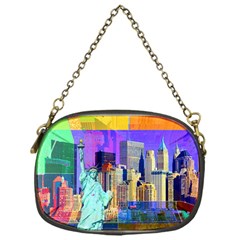 New York City The Statue Of Liberty Chain Purses (one Side)  by BangZart