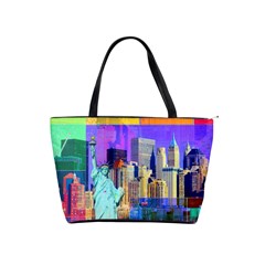 New York City The Statue Of Liberty Shoulder Handbags by BangZart