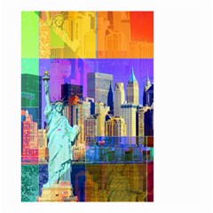 New York City The Statue Of Liberty Small Garden Flag (two Sides) by BangZart