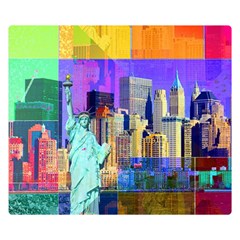 New York City The Statue Of Liberty Double Sided Flano Blanket (small)  by BangZart