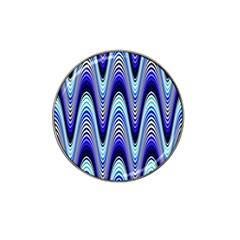 Waves Blue Hat Clip Ball Marker by Colorfulart23