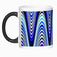 Waves Blue Morph Mugs by Colorfulart23