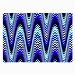 Waves Blue Large Glasses Cloth