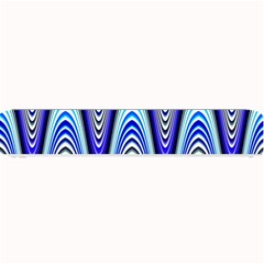 Waves Blue Small Bar Mats by Colorfulart23