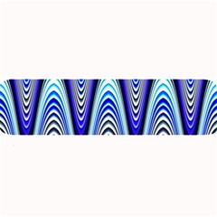 Waves Blue Large Bar Mats by Colorfulart23