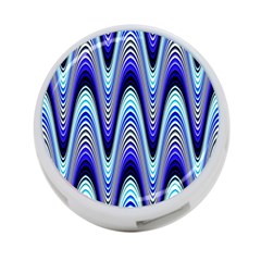 Waves Blue 4-port Usb Hub (one Side) by Colorfulart23