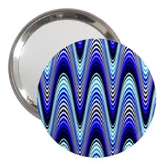 Waves Blue 3  Handbag Mirrors by Colorfulart23