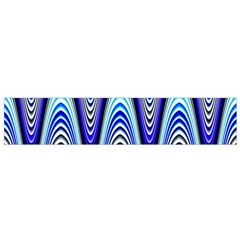 Waves Blue Flano Scarf (small) by Colorfulart23