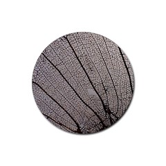 Sea Fan Coral Intricate Patterns Rubber Coaster (round)  by BangZart