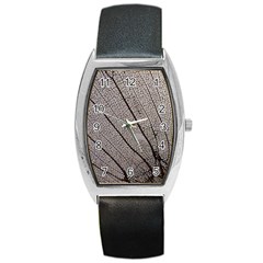 Sea Fan Coral Intricate Patterns Barrel Style Metal Watch