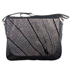 Sea Fan Coral Intricate Patterns Messenger Bags by BangZart