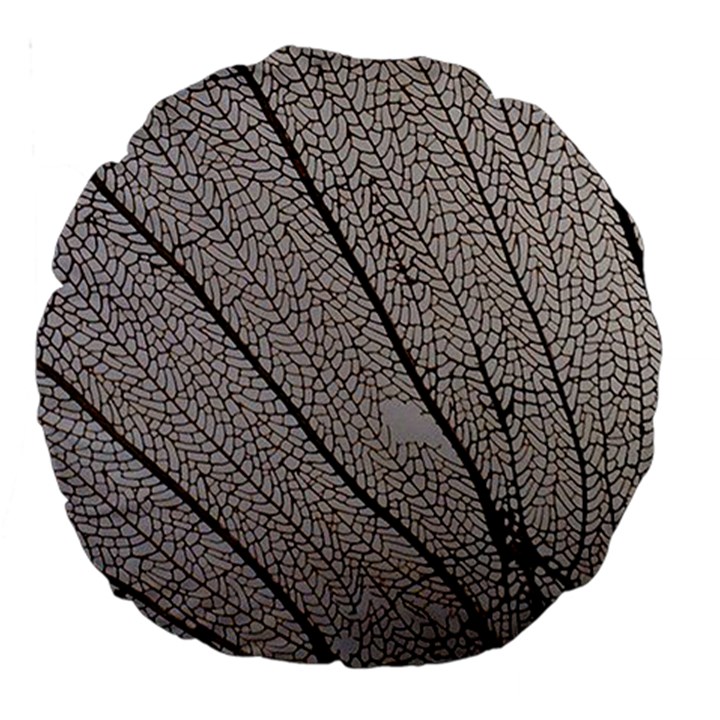 Sea Fan Coral Intricate Patterns Large 18  Premium Round Cushions