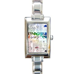 Imagine Dragons Quotes Rectangle Italian Charm Watch by BangZart