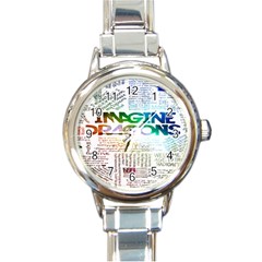 Imagine Dragons Quotes Round Italian Charm Watch by BangZart