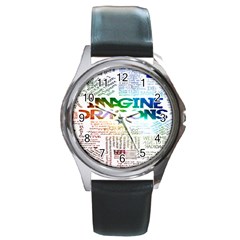 Imagine Dragons Quotes Round Metal Watch by BangZart