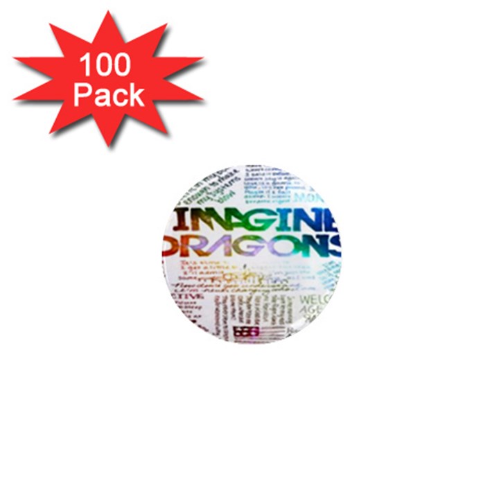 Imagine Dragons Quotes 1  Mini Magnets (100 pack) 