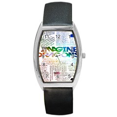 Imagine Dragons Quotes Barrel Style Metal Watch by BangZart