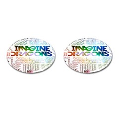 Imagine Dragons Quotes Cufflinks (oval) by BangZart