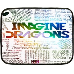 Imagine Dragons Quotes Fleece Blanket (mini) by BangZart