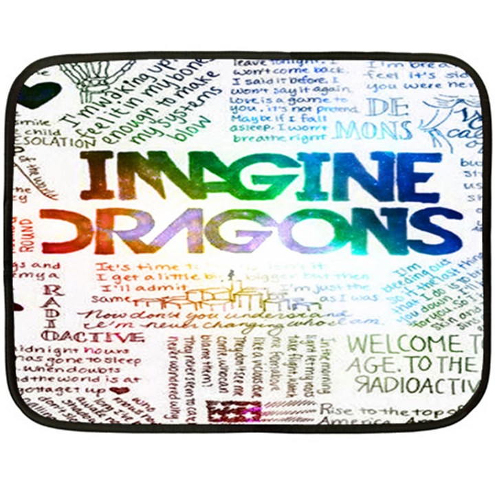 Imagine Dragons Quotes Fleece Blanket (Mini)