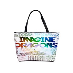 Imagine Dragons Quotes Shoulder Handbags by BangZart