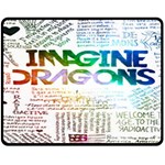 Imagine Dragons Quotes Fleece Blanket (Medium)  60 x50  Blanket Front