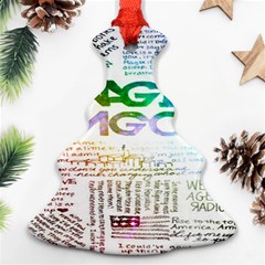 Imagine Dragons Quotes Christmas Tree Ornament (two Sides) by BangZart