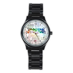 Imagine Dragons Quotes Stainless Steel Round Watch by BangZart