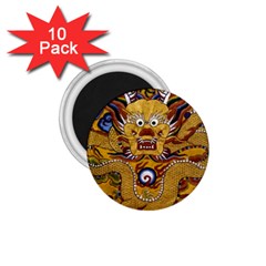 Chinese Dragon Pattern 1 75  Magnets (10 Pack)  by BangZart