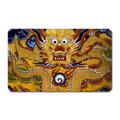 Chinese Dragon Pattern Magnet (rectangular) by BangZart