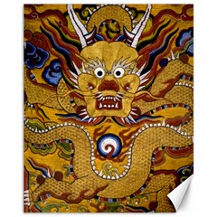 Chinese Dragon Pattern Canvas 11  X 14   by BangZart