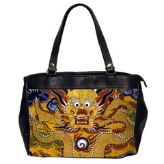 Chinese Dragon Pattern Office Handbags (2 Sides)  by BangZart