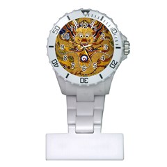 Chinese Dragon Pattern Plastic Nurses Watch by BangZart